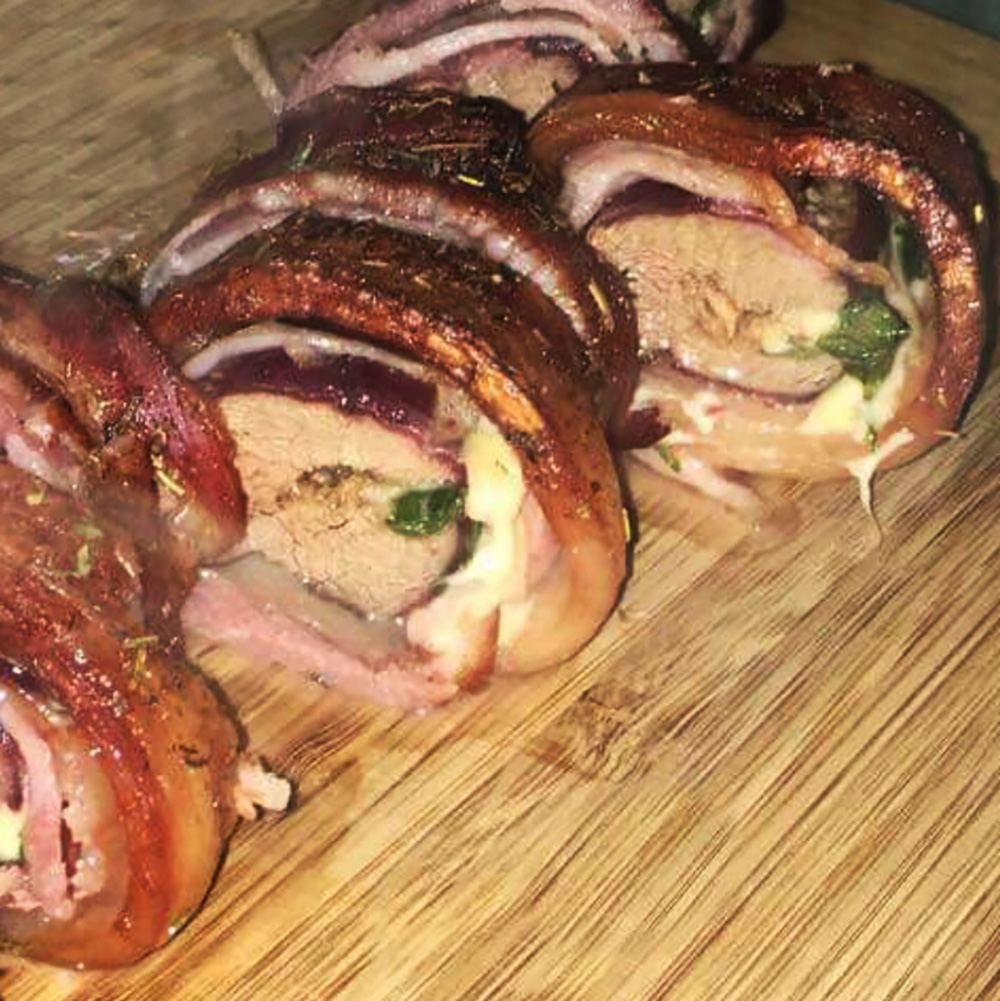 M30 Hunt Blog Recipe Bacon wrapped Backstrap