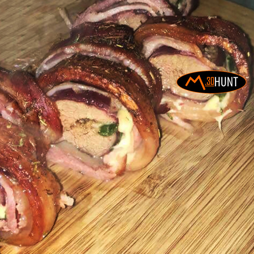 Easy Bacon Wrapped Fallow Back Straps image